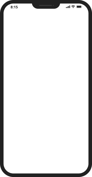 Smartphone mockup frame